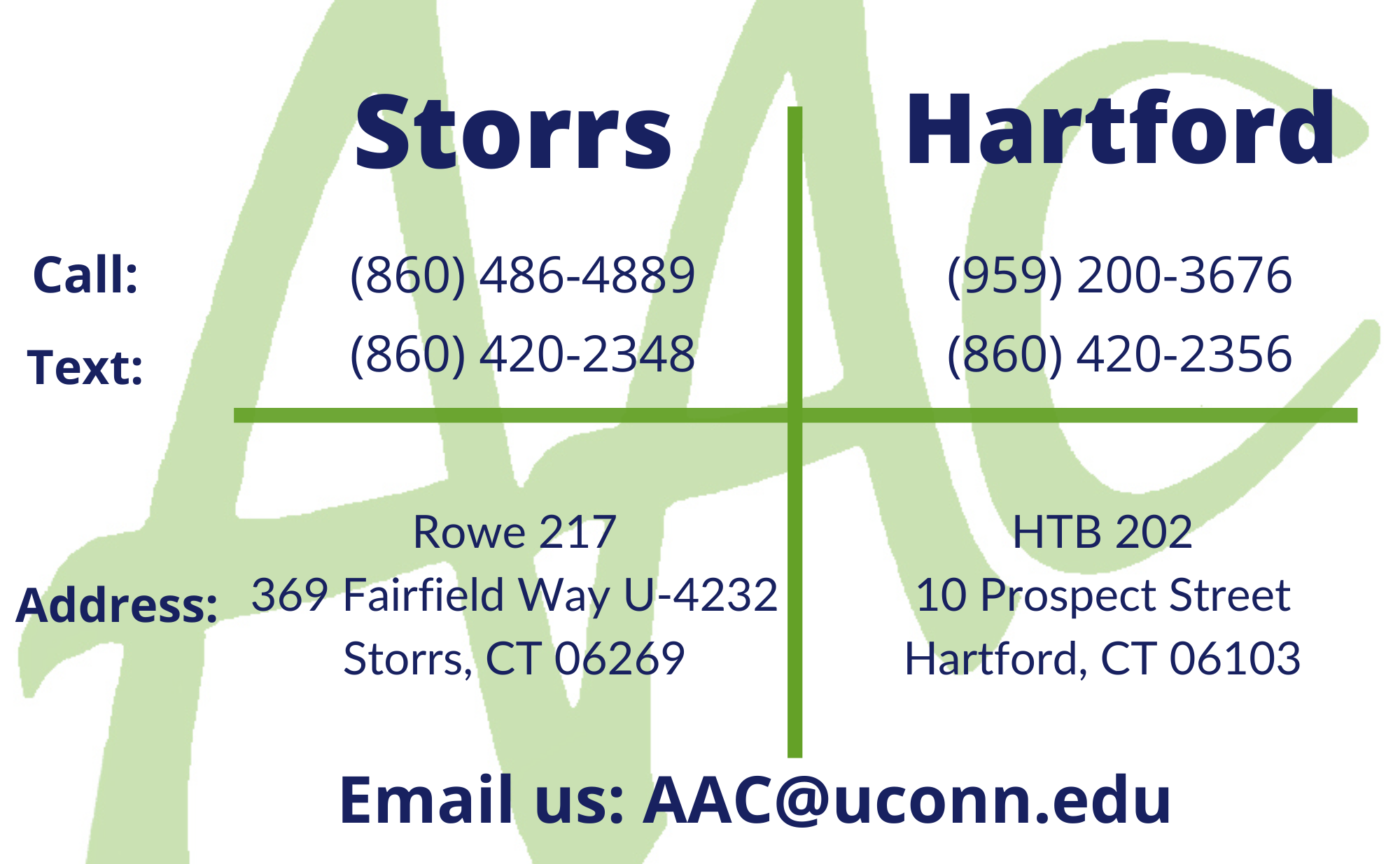 AAC Contact Information
